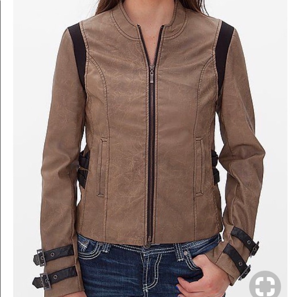 BKE Faux Leather Jacket